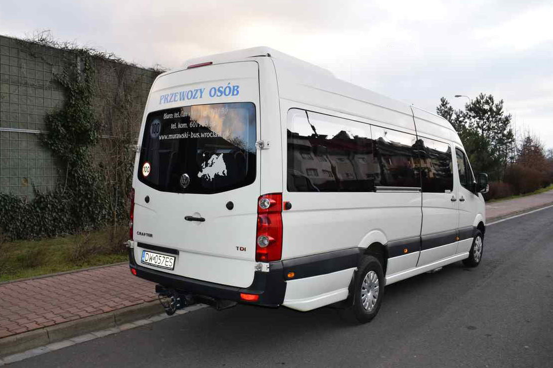 Volkswagen Crafter - 20 osób przwóz międzoynarodowy osób - Wrocław